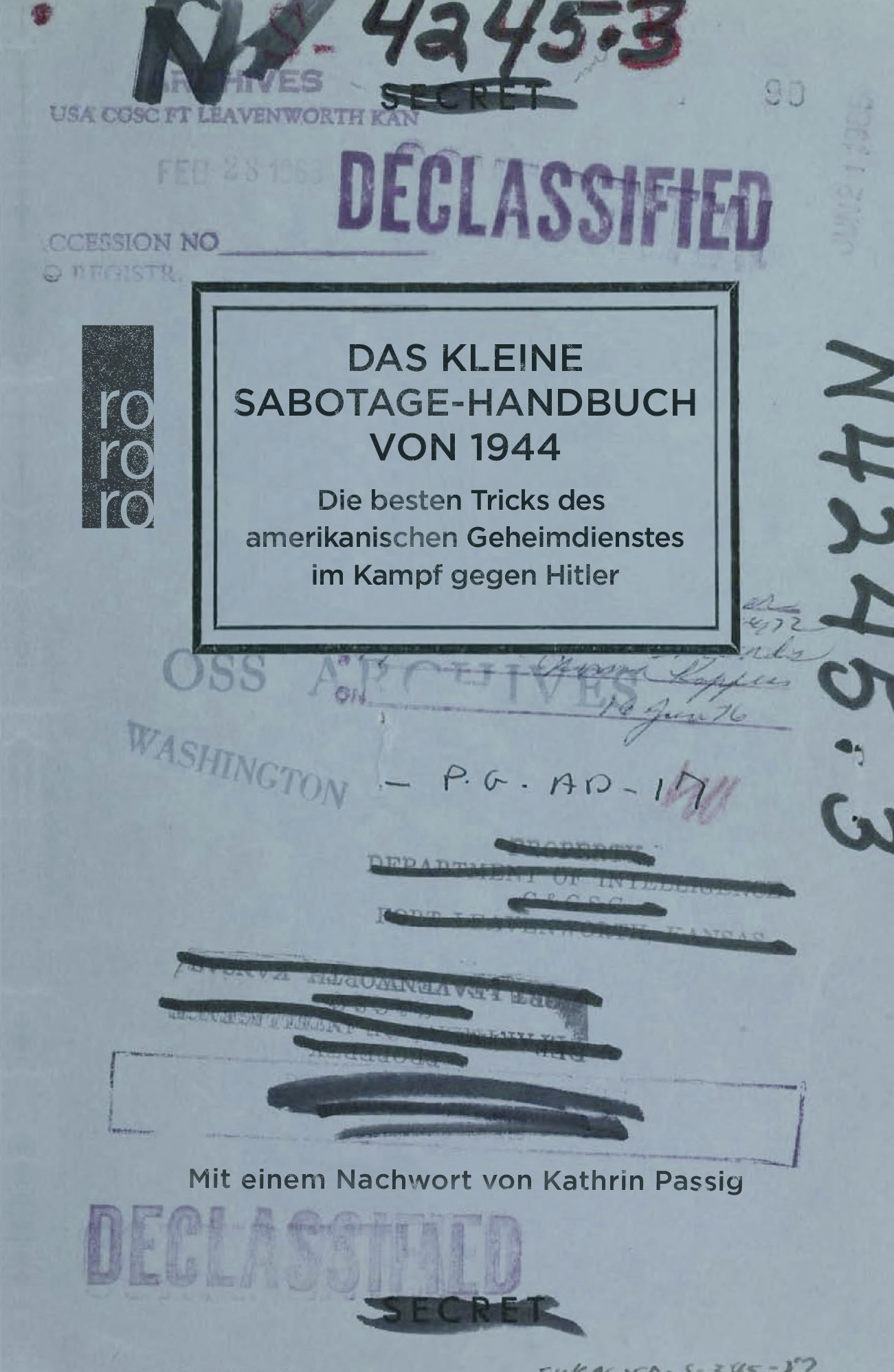 United States Office of Strategic Services: Das kleine Sabotage-Handbuch von 1944 (Hardcover, German language, Rowohlt)