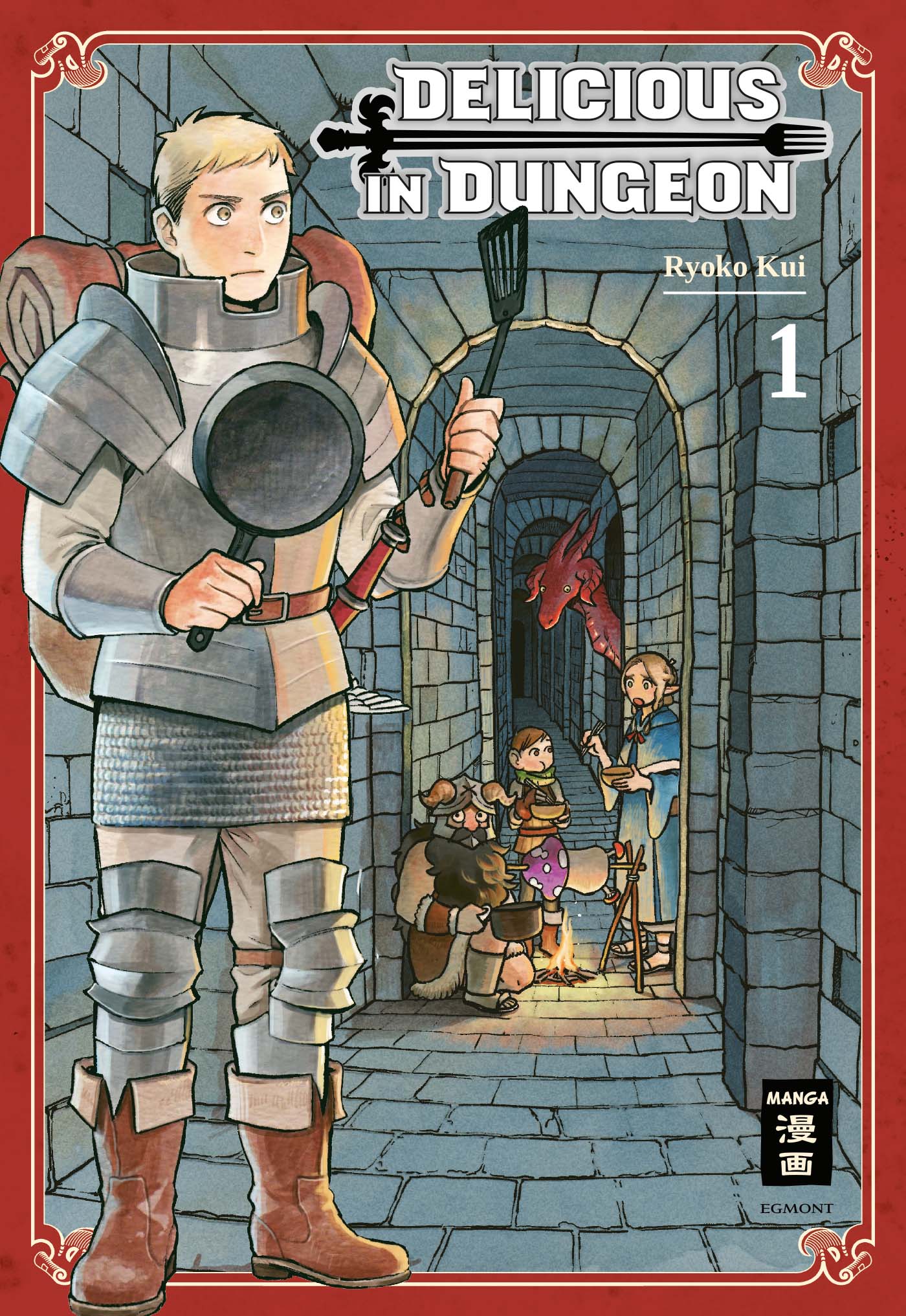 Merge with 11541 (Ryoko K.): Delicious in Dungeon 01 (Paperback, deutsch language, 2023, Egmont Manga)