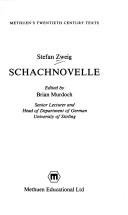 Stefan Zweig: Schachnovelle (German language, 1986, Methuen Education)