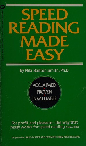 Nila Banton Smith: Speed Reading Made Easy (1983, Not Avail)