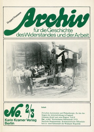 Archiv für die Geschichte des Widerstandes und der Arbeit 2/3 (Paperback, German language, 1980, Karin Kramer Verlag)