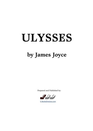 Richard Ellmann: Ulysses (1993, EBD)