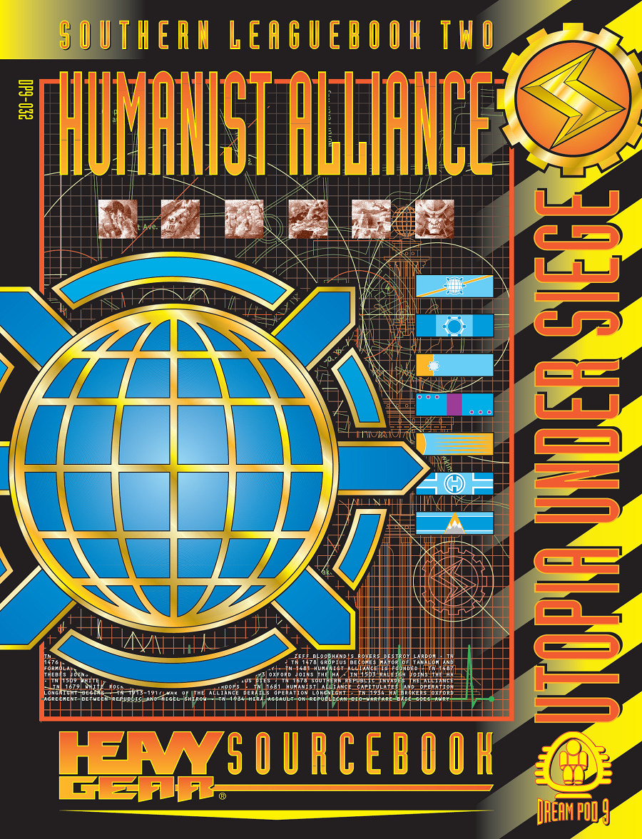 Jason Prince, James Cotsios: Heavy Gear Humanist Alliance - Southern Leaguebook Two (Paperback, 1998, Dream Pod 9)