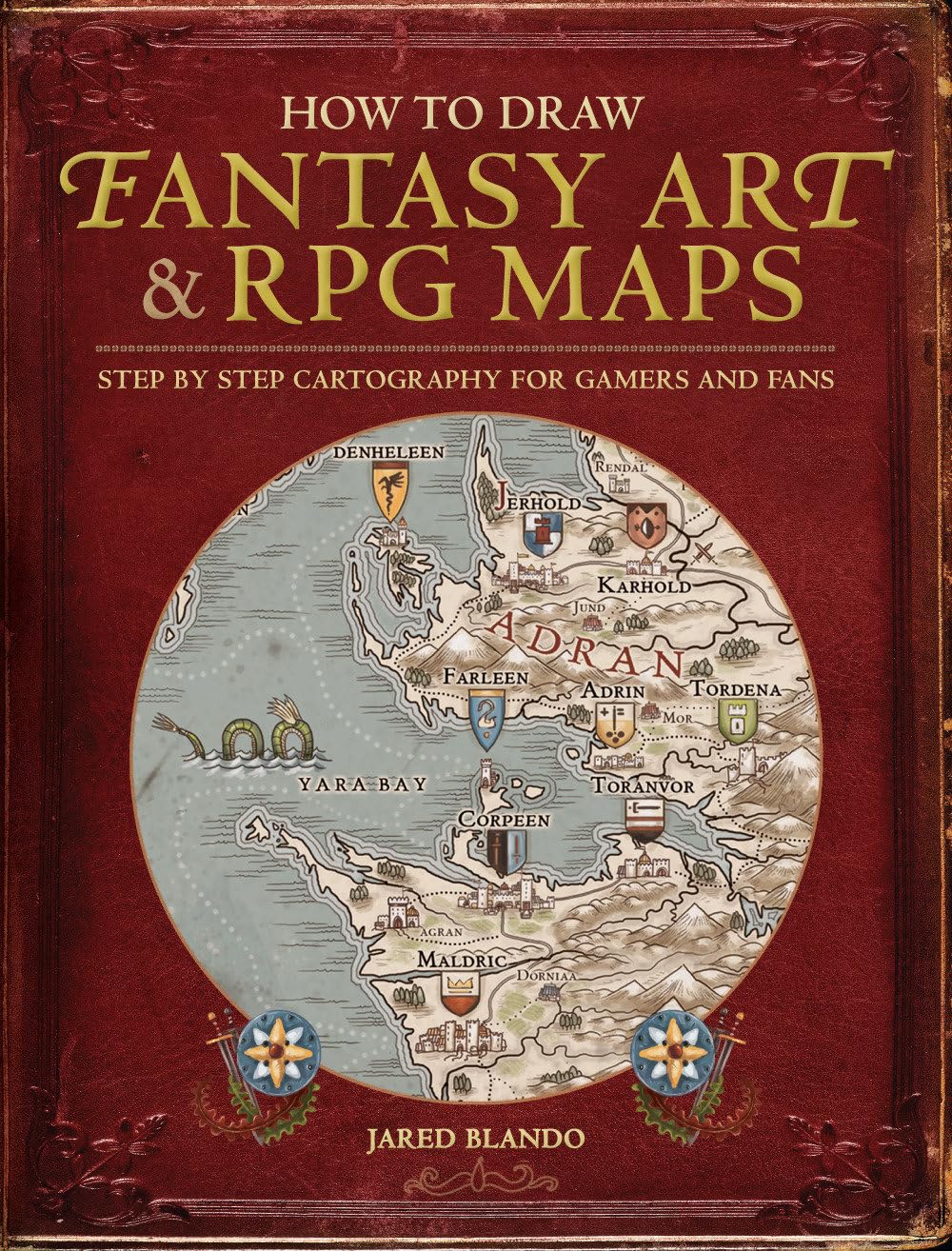 Jared Blando: How to draw fantasy art and RPG maps (2015, Penguin Publishing Group)