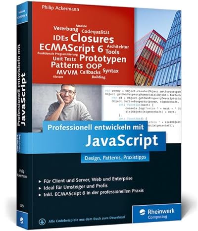 Philip Ackermann: Professionell entwickeln mit JavaScript (Paperback, German language, 2015, Rheinwerk Computing)