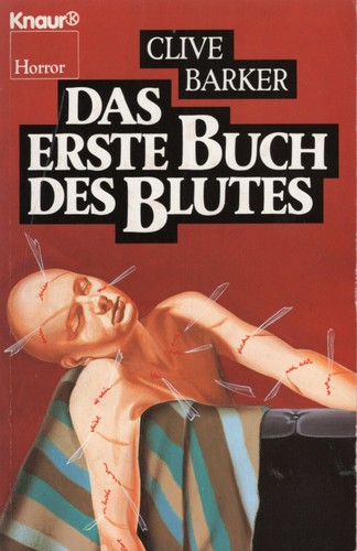 Clive Barker: Das erste Buch des Blutes (German language, 1989, Knaur)