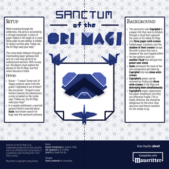 Brian Stauffer: Sanctum of the Ori Magi