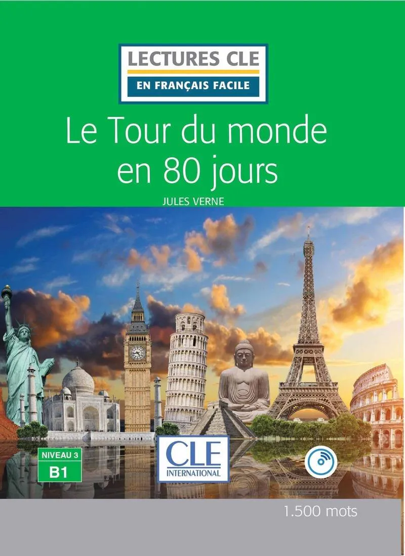Jules Verne: Le tour du monde en 80 jours (French language, 2016, CLE International)