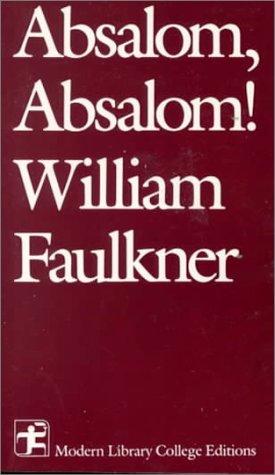 William Faulkner: Absalom, Absalom! (1966, McGraw-Hill)