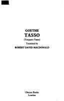 Johann Wolfgang von Goethe: Tasso (Torquato Tasso) (1994, Oberon)