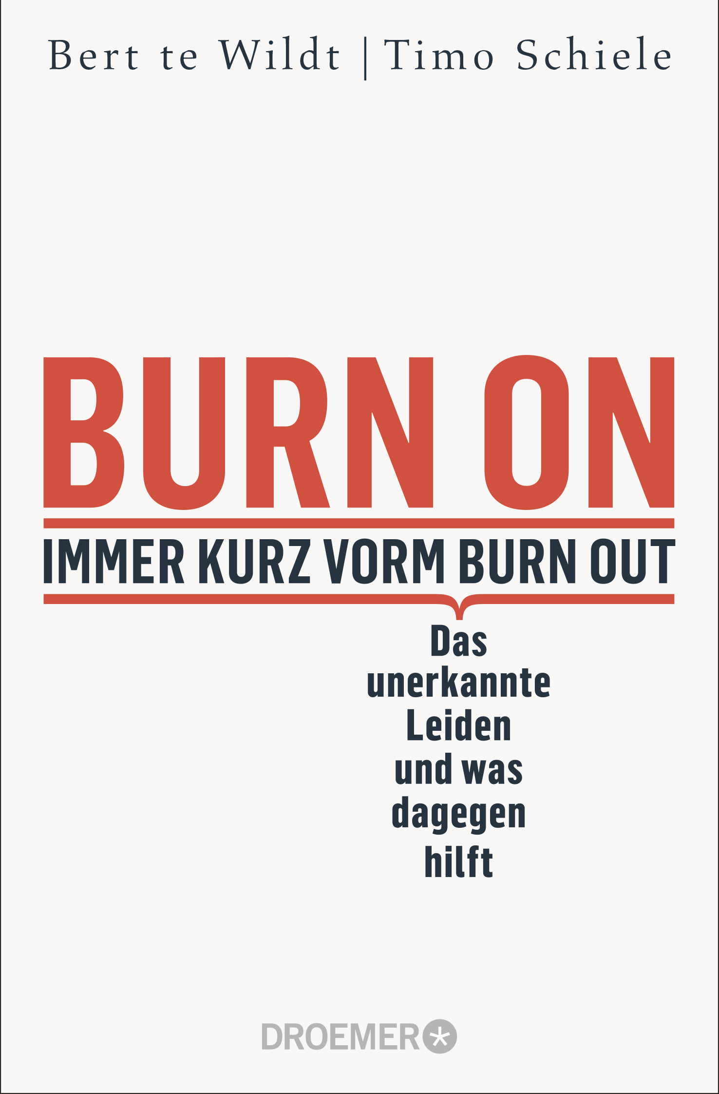 Bert Te Wildt, Timo Schiele: Burn On: Immer kurz vorm Burn Out (Hardcover, German language, 2021, Droemer HC)