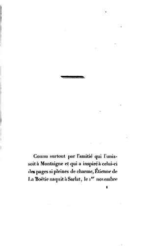 Étienne de La Boétie: De la servitude volontaire, ou, Le contr'un (1835, P. Daubrée et Cailleux)