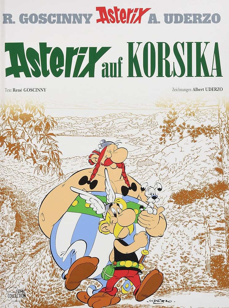 René Goscinny, Uderzo.: Asterix auf Korsika (German language, 1976, International Language Centre)