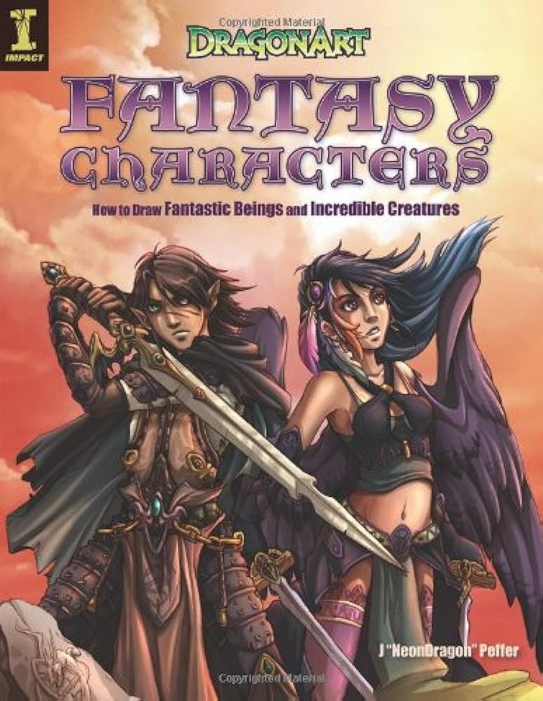 Jessica "Neon Dragon" Peffer: DragonArt Fantasy Characters (EBook, 2009, F+W Media, Inc.)