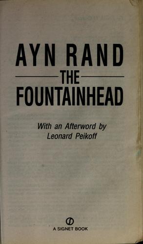 Ayn Rand: The fountainhead (1993, Signet)