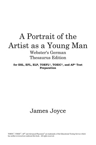 James Joyce: A portrait of the artist as a young man (2005, ICON Classics)