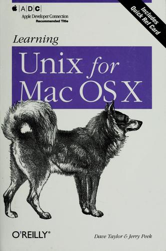 Dave Taylor, Jerry Peek: Learning Unix for Mac OS X (2002, O'Reilly)