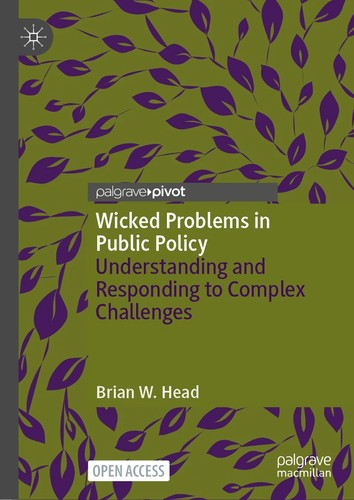 Brian Head: Wicked Problems in Public Policy (Hardcover, 2022, Palgrave Macmillan)