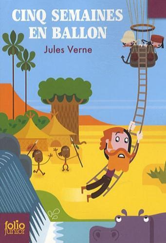 Jules Verne: Cinq Semaines En Ballon (Folio Junior) (French Edition) (French language, 2010)