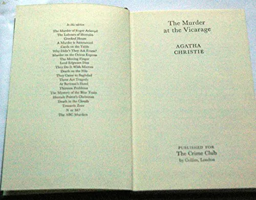 Agatha Christie: The murder at the vicarage (1997, HarperCollins)