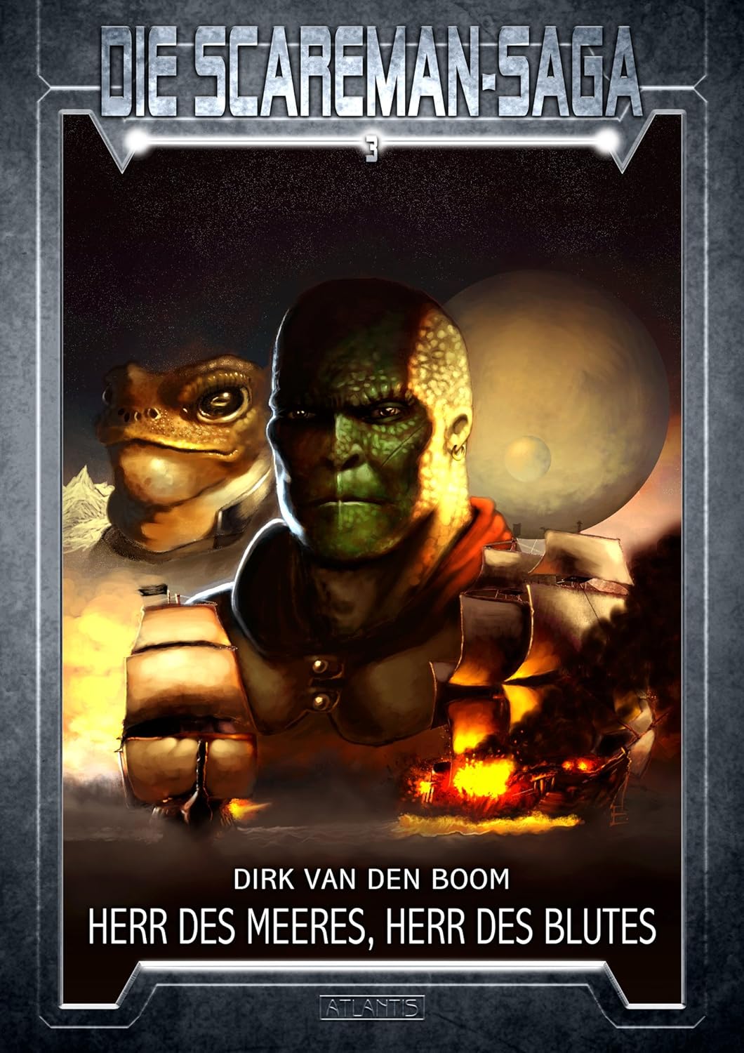 Dirk van den Boom: Die Scareman-Saga 3: Herr des Meeres, Herr des Blutes (EBook, German language, Atlantis Verlag Guido Latz)