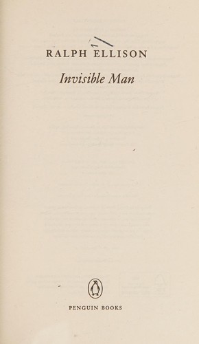 Ralph Ellison: Invisible Man (2014, Penguin Books, Limited)