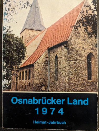 Heimatbund Osnabrücker Land: Osnabrücker Land Heimat-Jahrbuch 1974 (1974, Heimatbund Osnabrücker Land)