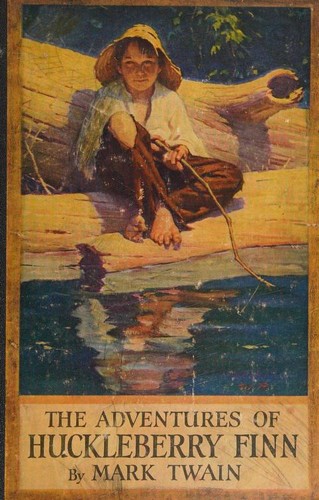 Mark Twain: The Adventures of Huckleberry Finn (Hardcover, 1923, Harper & Brothers)