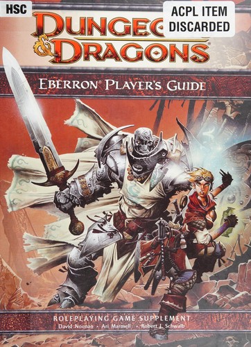 David Noonan: Eberron player's guide (2009, Wizards of the Coast)