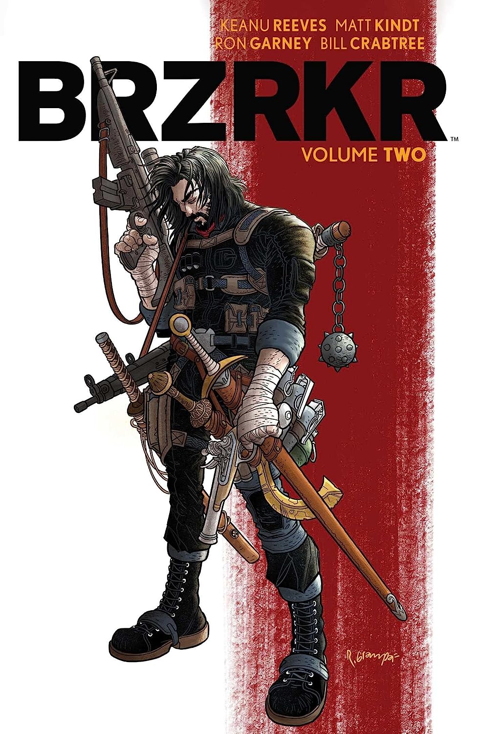 Keanu Reeves, Matt Kindt, Ron Garney: BRZRKR, Vol. 2 (GraphicNovel, 2022, Boom! Studios)