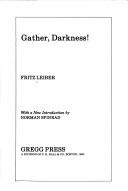 Fritz Leiber: Gather, darkness! (1980, Gregg Press)