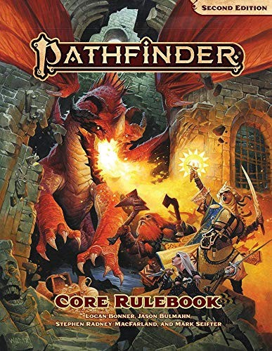 Jason Bulmahn, Stephen Radney-MacFarland, Mark Seifter, Logan Bonner: Pathfinder Core Rulebook (Hardcover, 2019, Pathfinder Roleplaying Game, Paizo Inc.)