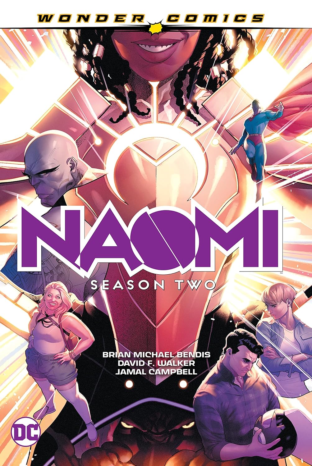 Brian Michael Bendis, David F. Walker, Jamal Campbell: Naomi: Season Two (GraphicNovel, 2023, DC Comics)