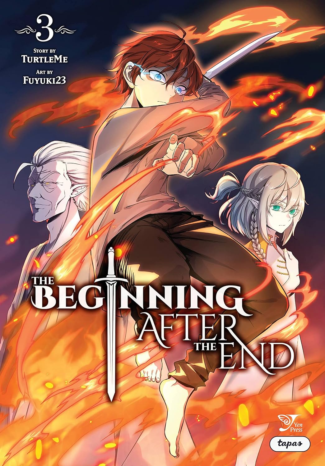 TurtleMe, issatsu, Fuyuki23, Erin Hickman: The Beginning After the End, Vol. 3 (comic) (GraphicNovel, 2023, Yen Press LLC)